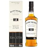 Bowmore 12 Jahre | Single Malt Scotch Whisky | mit Geschenkverpackung | ausgewogen mit rauchigen Geschmacksnoten | 40% Vol | 700ml Einzelflasche