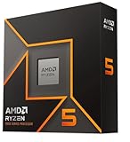 AMD Ryzen 5 9600X Prozessor, 6 Kerne/12 Threads, Zen 5-Architektur, 38MB L3 Cache, 65W TDP, Bis zu 5,4 GHz Boost-Frequenz, Socket AM5, DDR5 & PCIe 5.0, Kein Lüfter