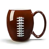 40YARDS American Football Tasse mit erhabener, fühlbarer Football Naht (600 ml) für Kaffee, Tee, Kakao & mehr