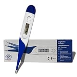 IEA Medical Digitales Fieberthermometer flexible Spitze, Fieberthermometer Baby, Fiebermesser, Thermometer Fieber, Fiebermessgerät, Thermometer Baby