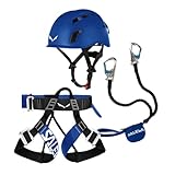Salewa Klettersteig-Komplettset Attac/Evo/Toxo 3.0, Schwarz, Uni