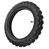 Offroad-Reifen, 2,50-10 Zoll Gummi Offroad-Reifen und Schlauch Gute Stoßdämpfung und Dichtleistung Reifen- und Schlauchsatz Passend für CRF50 Dirt Bike mit Geradem Vavle