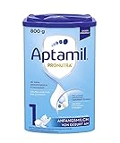 Aptamil Pronutra 1 – Anfangsmilch von Geburt an, Mit DHA, Nur Laktose, Ohne Palmöl, Babynahrung, Milchpulver, 1x 800 g