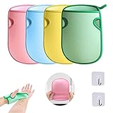 Homezo Verbesserter Peeling-Handschuh, Homezo Peeling-Handschuh, 2023 Bester Peeling-Handschuh for abgestorbene Haut, Homezo Peeling-Badeschwamm for Entfernen abgestorbener Haut in der Dusche