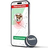 TrackiPet GPS Tracker Hund – Abonnement erforderlich – Mini Größe Locator Passend für alle Größen Haustierhalsband, 4G SIM im Lieferumfang enthalten Live Standort. Unbegrenzter Reichweite App Web