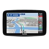 TomTom Navigationsgerät GO Discover (6 Zoll, Stauvermeidung dank TomTom Traffic, Karten-Updates Welt, schnelle Updates via WiFi, Verfügbarkeit von Parkplätzen, Kraftstoffpreise) (Generalüberholt)