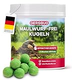 Maulwurf Kugeln x 100 STK. Anti Maulwurf Vertreiber Kugeln - Der Maulwurfschreck zum Maulwürfe aus deinem Garten vertreiben - Langfristige Maulwurfabwehr leicht gemacht