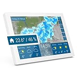 wetteronline home 3, WetterDisplay mit WetterRadar: neue Generation der WLAN-Wetterstation, Innenraumsensor zur Kontrolle des Raumklimas, Pollenflugvorhersage für Allergiker, UV-Index, UnwetterWarnung