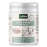 AniForte MSM Pulver für Hunde & Katzen 300 g – Hochreines Methylsulfonylmethan, Hochdosiert mit Reinheitsgrad 99,94%, organischer Schwefel für Tiere als Gelenkpulver, höchste Qualität