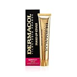 Dermacol Make-up Cover – stark deckende, wasserfeste Foundation mit LSF 30, Mittleres Beige-Rosy 213, 30 g