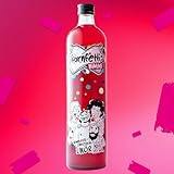 HIMMI - Himbeerlikör mit Limetten-Kick: Fruchtig-Süßer Party Schnaps, Weizenkorn Basis, Festival Geschenk, Für Cocktails & Shots, 700ml