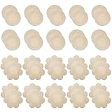 Tripetals 20 Paare Unsichtbare Nippelabdeckung wasserdichte Einweg Brust Aufkleber Nippel Cover Nippelpads - Round&Flower