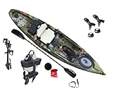 Angelkajak Wahoo S von Galaxy Kayaks als Setangebot mit Pedal- und Elektroantrieb, Galaxy Kayaks:(J) Jungle
