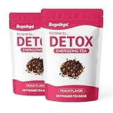 2 Stück Detox Tee zum Abnehmen | Kräutertee-Mischung für Stoffwechselbalance & Verdauungskomfort | Leichter & gesünder - 56 Beutel - Ohne Zusätze