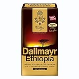Dallmayr Ethiopia, Gemahlener Kaffee, Filterkaffee, Röstkaffee, 100% Arabica, 12 x 500 g