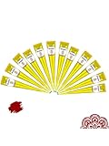 12x FADEDA 100% Natural Henna Paste Cones Kegel Rot-Braun ( Kastanienbraun ) No Mix, No PPD, 300g