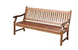 Sedex Gartenbank New Jersey, 3-Sitzer, Holzbank aus Hartholz Eukalyptus
