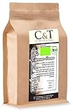 C&T Bio Espresso Crema | Cafe 2 x 500 g gemahlen im Kraftpapierbeutel Kaffee für Siebträger, Vollautomaten, Espressokocher
