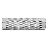 Räucherrohr für Pelletgrill, heißgeräucherte Pfeife aus Edelstahl, aromatisiert, hocheffiziente Temperaturkontrolle, Räucherrohr für Hinterhof-Grillen, Camp-Kochen, Steak-Huhn-Grillen