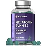Melatonin Gummies mit Vitamin B6 | Hochdosiert Melatonin | 2 Monate Vorrat - 60 Gummibärchen | Horbaach