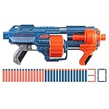 Nerf Elite 2.0 Shockwave RD-15 Blaster, 30 Nerf Darts, 15-Dart Rotationstrommel, Schnellfeuer mit Pump-Action, mit Erweiterungsoptionen, frustfreie Verpackung