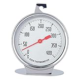 Backofen-Thermometer mit Großem Ziffernblatt, Backofen-Thermometer mit Stand-Up-Zifferblatt aus Edelstahl, Großes Messgerät, Backzubehör, Küchen-Backofen-Thermometer für Grillofen, Grill
