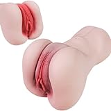 Leyuye Realistischer Masturbator Taschenmuschi Masturbieren für Männer Sex Toys mit 3D Klitoris Muschi Vagina Masturbator Groß Pocket Pussy Erotisches Sexspielzeug für Männer Solo Travel Pussy (B)