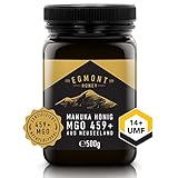 Egmont Honey Manuka Honig MGO 459+ Original aus Neuseeland (250g, 500g) (500)