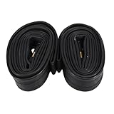 Nettoppo 700X35C/38C/40C/43C Fahrrad mit Schrader Ventil 48Mm, 2 Packungen Fahrrad Reifen für 700C Rennrad