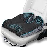 Ajiteogy Keilkissen für Autositz Fahrer - Ergonomische Sitzerhöhung aus Memory-Foam mit Keil-Design - Kompatibel mit Fahrersitz, Bürostuhl, Transporter