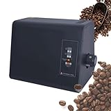 SXYKXYDL 750-2500g Elektrischer Kaffeebohnenröster, Trommelkaffeeröster mit 360°-Drehung, Temperaturregelung (50°C-300°C) + Timer (0-60 Minuten), für Kastanien, Erdnüsse, Getreide,A