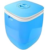 Syntrox Miniwaschmaschine Blau, geräuscharmer Betrieb, Gewicht: ca. 5,5 kg, Schleudern bei 280 U/Min, Campingwaschmaschine, Energiesparend, Platzsparend