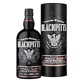 Teeling Blackpitts Peated Single Malt Irish Whiskey, gereift in Ex-Bourbonfässern und Ex-Sauternes Weißweinfässern, 46% vol., 70cl / 700ml