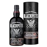 Teeling Blackpitts Peated Single Malt Irish Whiskey in Geschenkdose -Noten von Barbecue-Rauch, Nelken, Karamellbonbon und Orangenschale Whisky (1 x 0.7l)