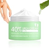 EHIOG Urea Creme 40 Prozent für Füße – Effektive Hornhautentferner Fußcreme mit Hyaluron & Teebaum – Schrundensalbe gegen Risse & Trockenheit – 150ml