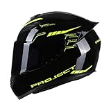 Mulcort Motorradhelm Full Face Rapid Street Helm Unisex Erwachsene Cool Rider Equipment Four Seasons New Street Touring Motorradhelm Style D Größe L