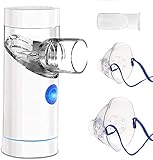 Portable Aerosol Quiet Practical Atomizer with Two Masks and One Nozzle, USB Charging, Ideal for Travel and Daily Use