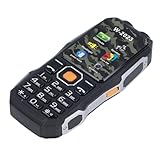 Bewinner Robustes 2G-Telefon für Senioren, Entsperrtes Mobiltelefon für Senioren mit DREI SIM-Karten, Ultradünnes Design, 2,6-Zoll-Großbildschirm, Doppelte Taschenlampe, Notstromversorgung, (Black)