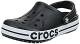 Crocs Unisex Adult Bayaband Clog, Black/White, 38/39 EU