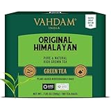 VAHDAM, Grüner Tee Von Himalaya (100 Pyramiden Teebeutel) 100% Reiner & Aromatischer | Natürliche Grüntee Loses Blatt | Frisch & Direkt Von Der Quelle In Indien | Heiß Oder Eisgekühlt Aufbrühen