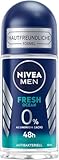 NIVEA MEN Fresh Ocean Deo Roll-On, Deo ohne Aluminium (ACH) mit 48h Schutz, Deodorant mit einzigartiger INFINIFRESH Formel und NIVEA MEN Pflege-Komplex (50 ml)