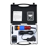 Tierhaarschneider, GeräUscharm 60 dB, Elektrischer Haarschneider, Schermaschine Katze Hunde Set, Profi Haarschneidemaschine, FüR KöRper, Pfoten, Ohren, Gesicht