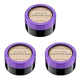 Catrice Ultimate Camouflage Cream, Concealer cream, Abdeckstift, Make up, nicht Komedogen, 3er Pack (3x3g), Nr. 010 Ivory