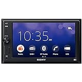 Sony XAV-1550ANT WebLink 2.0 DAB+ Receiver mit Bluetooth für Freisprechen, Navigation über Smartphone | 6,2' Display und Drehregler