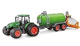 Amewi 22637 RC-Traktor mit Güllefass, Sound & Licht, 1:24 RTR grün