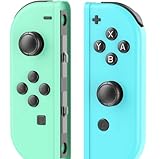 Mhwlhbx Wireless Controller kompatibel mit Switch/OLED/Lite,Ersatz L/R Pair Switch Controller Unterstützung Wake-up und 6-Achsen-Green