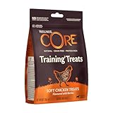 Wellness CORE Training Treats Huhn & Beeren, weiche, fleischreiche & getreidefreie Hunderleckerlis, perfekt für das Training, 170g