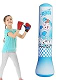 Generic Aufblasbarer Boxsack, Boxsack | Stehende Kickboxtasche - Freistehender Boxsack, Trainingsgerät für Kinder und Erwachsene, Heimtrainingsgerät