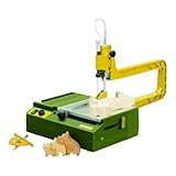 Proxxon 27088 Dekupiersäge DS 230/E (Elektro Laubsäge; 85 W; inkl. Sägeblätter; Arbeitsplatte 160 x 160 mm)