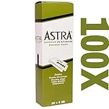 THE GOODFELLAS' SMILE Astra Rasierklingen mit blutstillenden Tupfern, 100 Stück